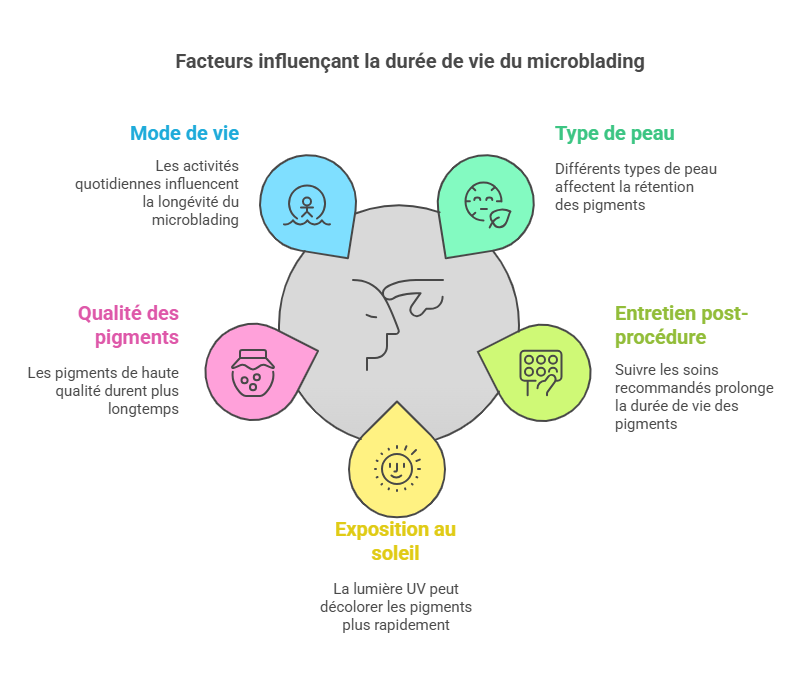 Les facteurs influençant la durée de vie du microblading